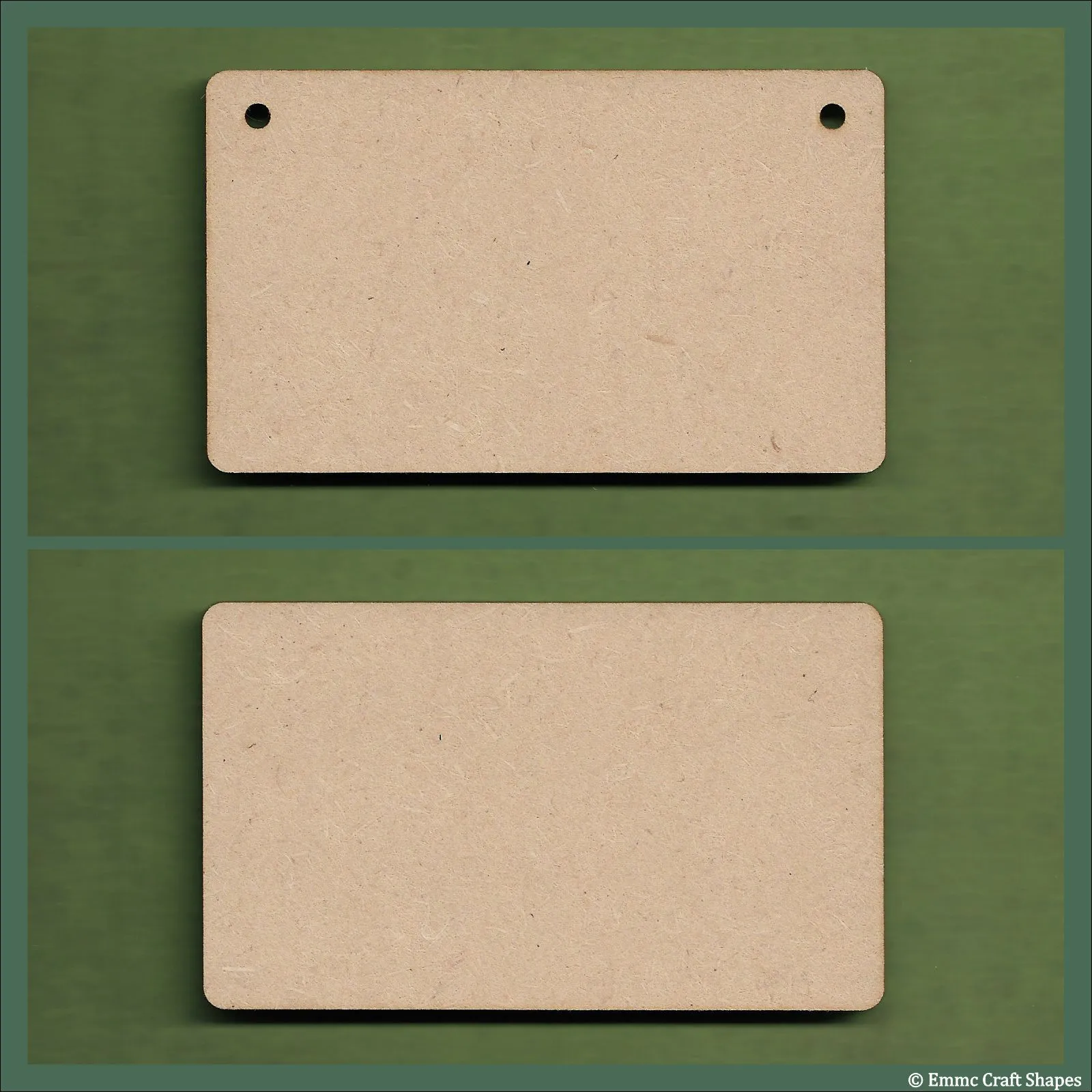 24 cm Wide 3mm thick MDF Plaques with rounded corners