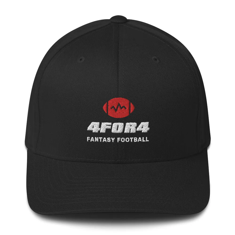 4for4 Structured Twill Cap