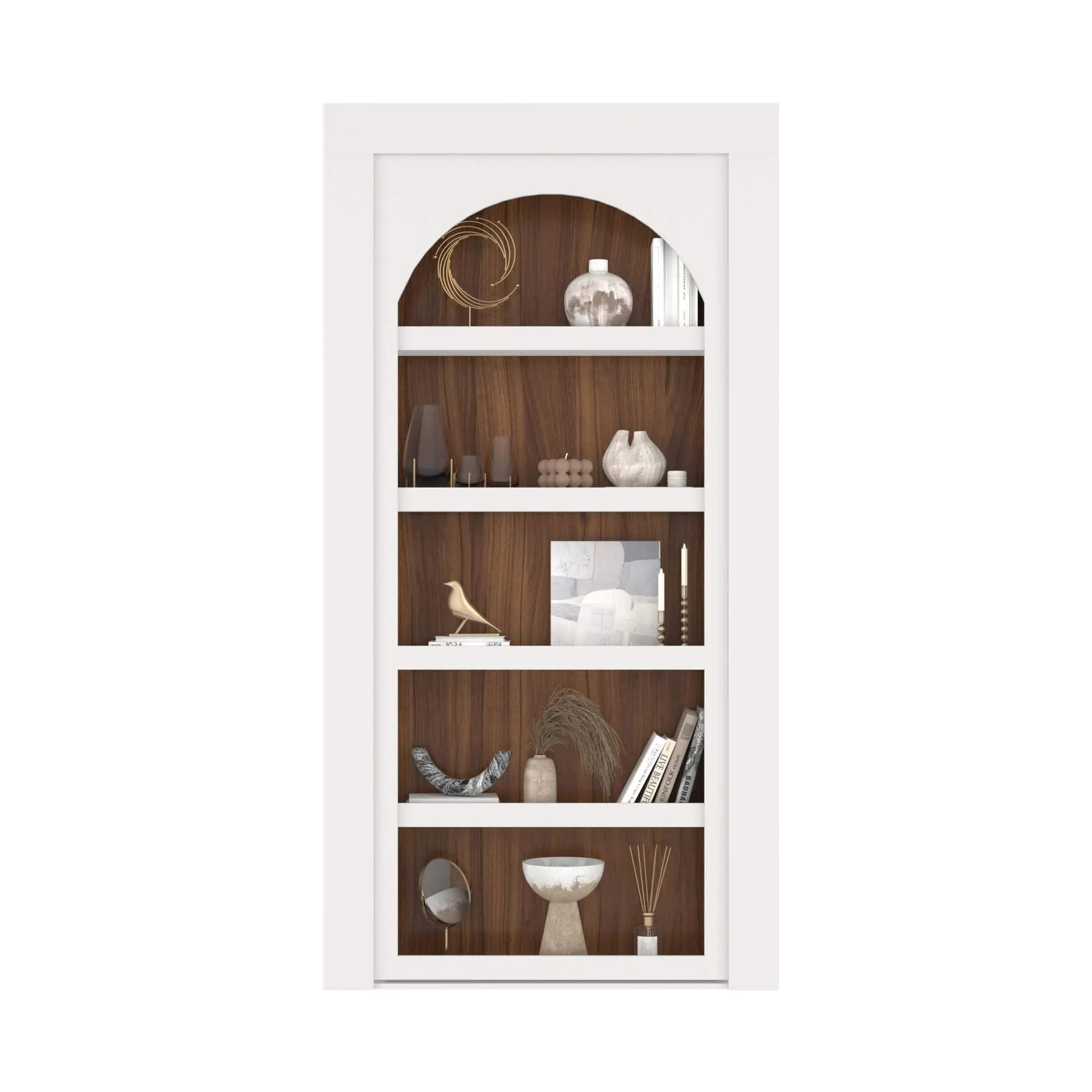 Archway Bookcase Door