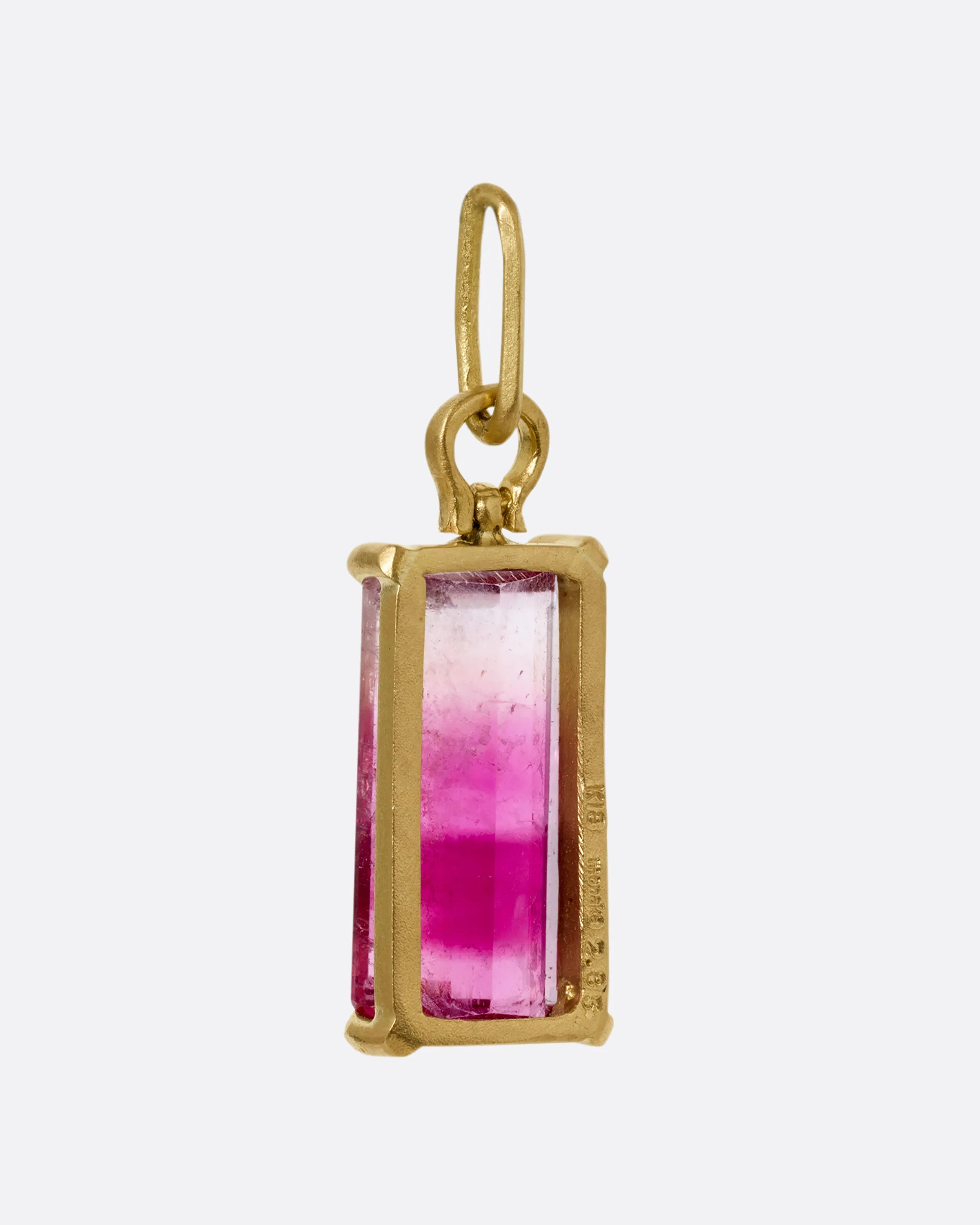 Bicolor Tourmaline Pendant