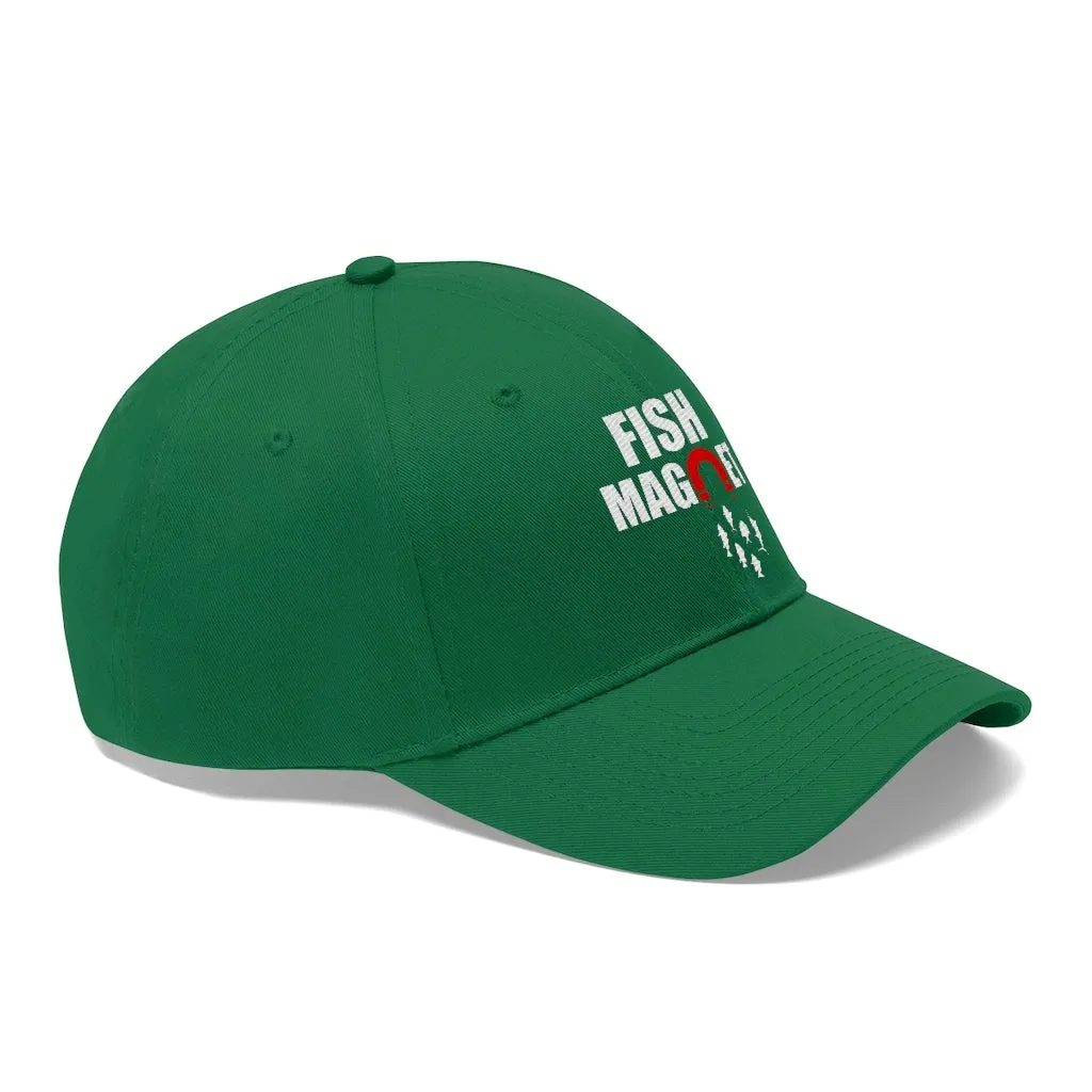 Fish Magnet Low profile Unisex Twill Hat