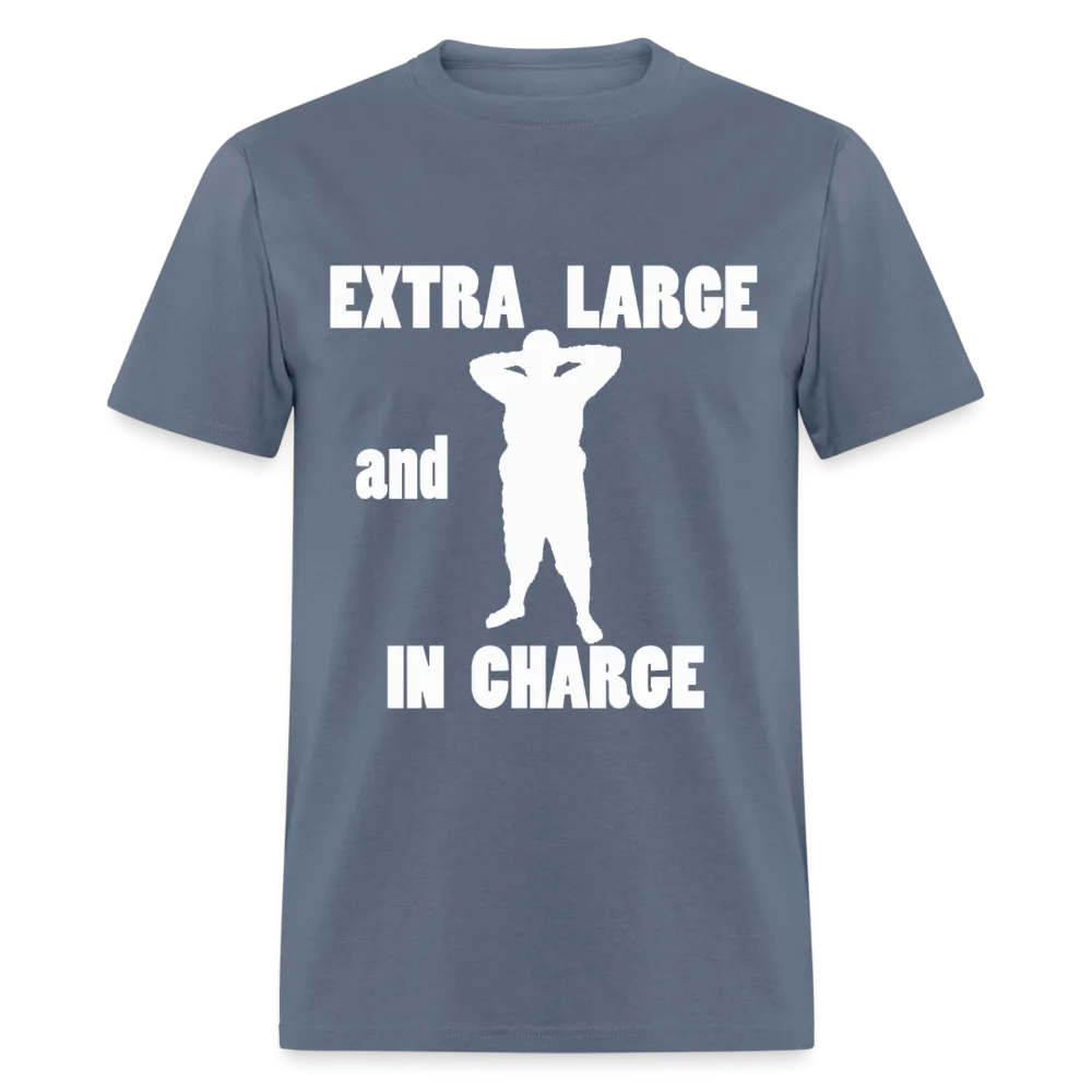 Large and In Charge Tee White Image (Up to 6xl)