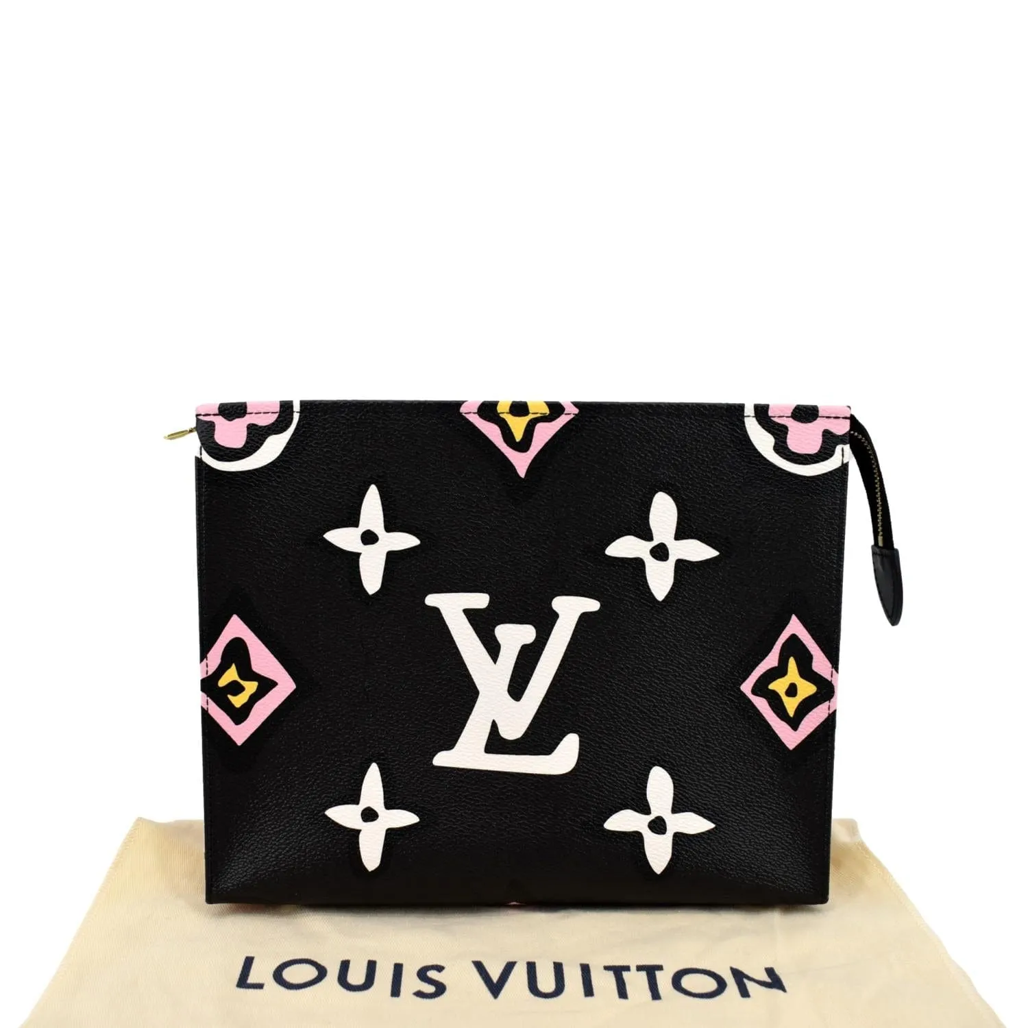 LOUIS VUITTON Wild At Heart Toiletry 26 Monogram Giant Cosmetics Pouch Black