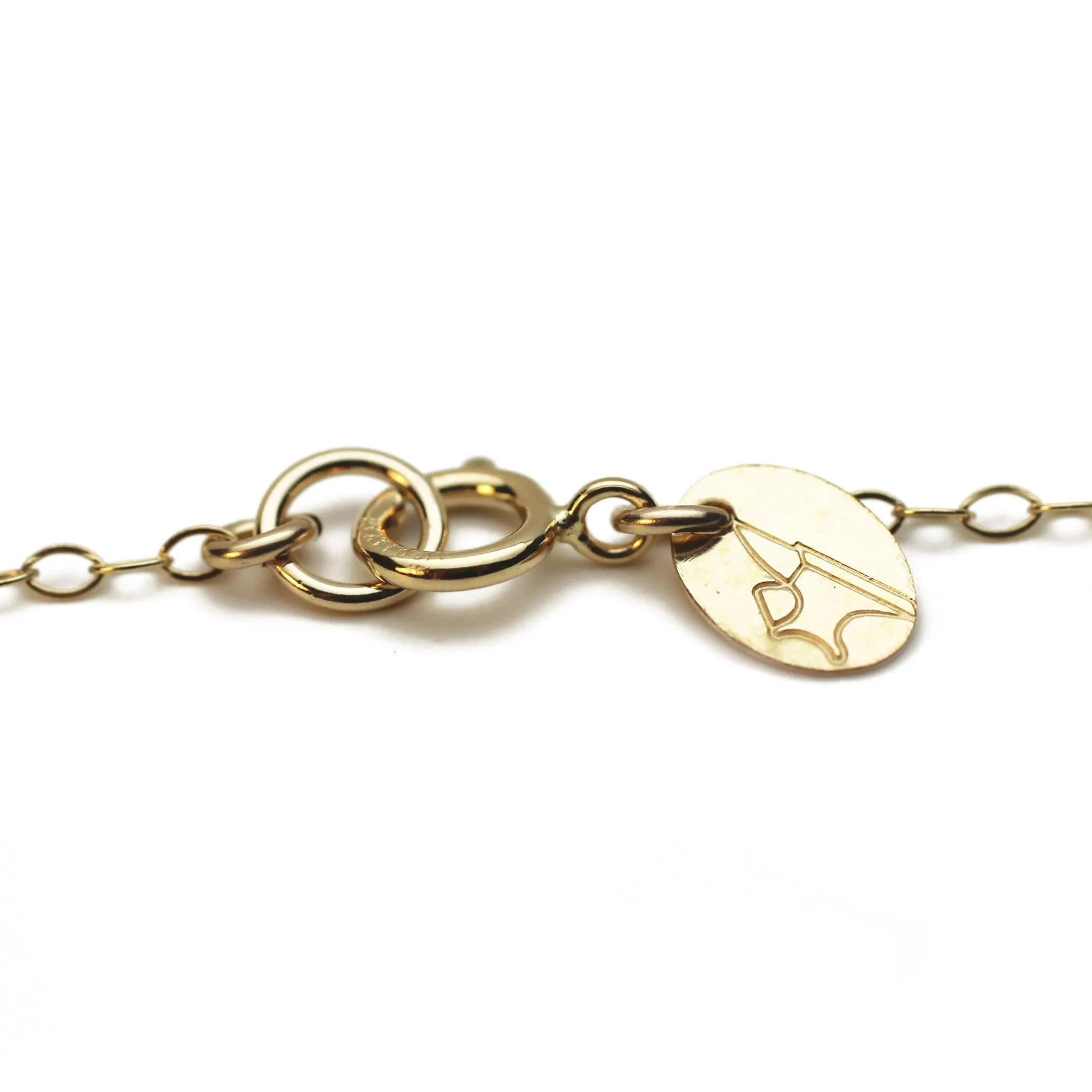 The Name Plate Necklace Lucky